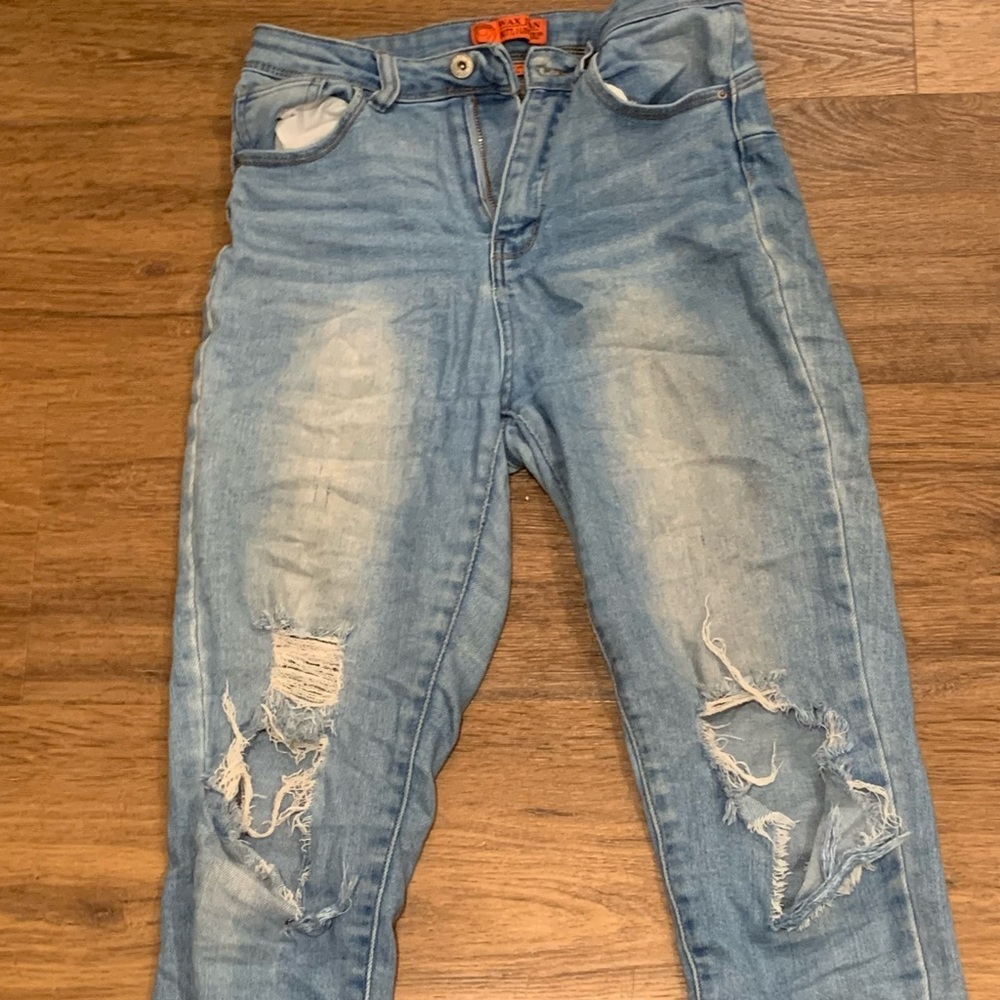 skinny ripped jeans